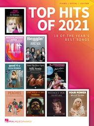 Top Hits of 2021 piano sheet music cover